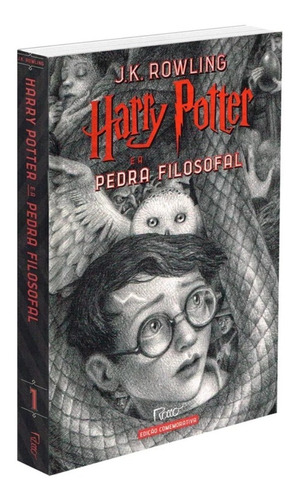 HARRY POTTER E A PEDRA FILOSOFAL (CAPA DURA) – Edição Comemorativa dos 20 anos da Coleção Harry Potter, de Rowling, J. K.. Editora Rocco Ltda, capa dura em português, 2020