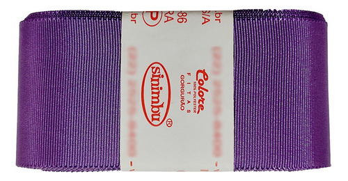 Fita De Gorgurão 57mm Sinimbu Nº12 10 Metros Cor Roxo