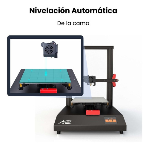 Impresora 3d Anet Et4 Full Metal Autonivel Armada Calibrada