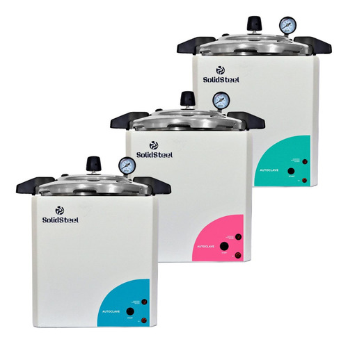 Solidsteel Autoclave 8 Litros Para Estética/salão Com Anvisa 110v Verde