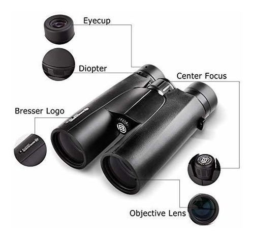 Bresser Corvette X 8x42 Binoculares Impermeables Con Prisma