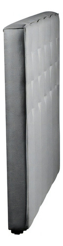 Cabecera Individual Roomi Diseño Moderno 120 Cm De Alto Rs Color Gris Oscuro