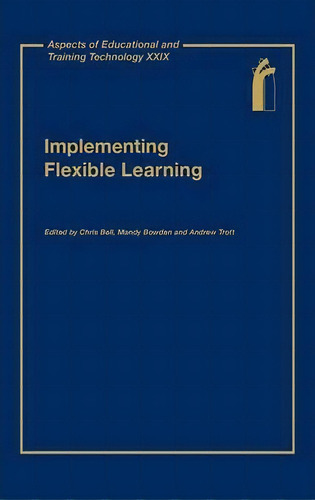 Aspects Of Educational And Training Technology, De Chris Bell. Aspects Of Educational And Training Technology Xxix, Vol. 1. Editorial Taylor Francis Ltd, Tapa Dura En Inglés