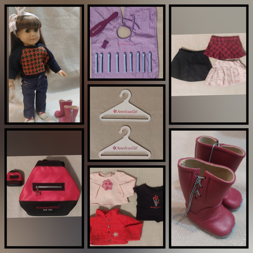 Vendo Muñeca American Girl Con Accesorios Y Morral De Niña 