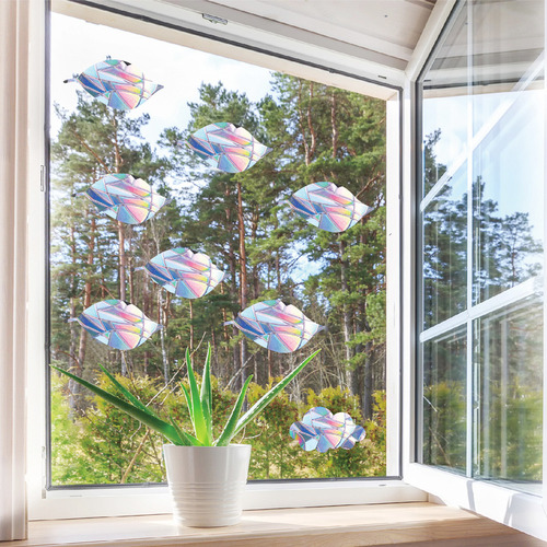 Pegatina De Vidrio Con Forma De Prisma Arcoíris Para Ventana
