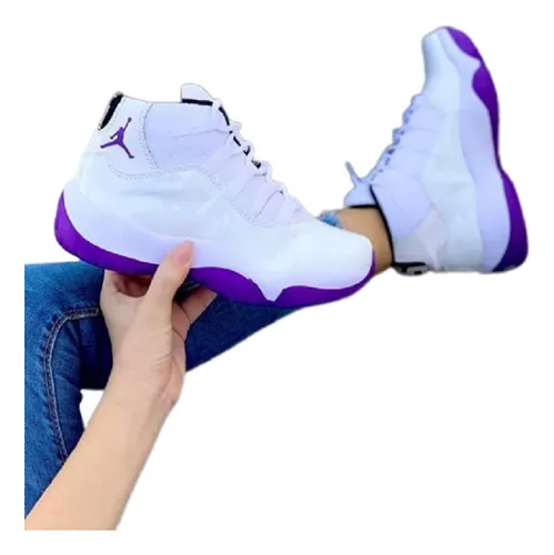 Tenis jordan sales morados