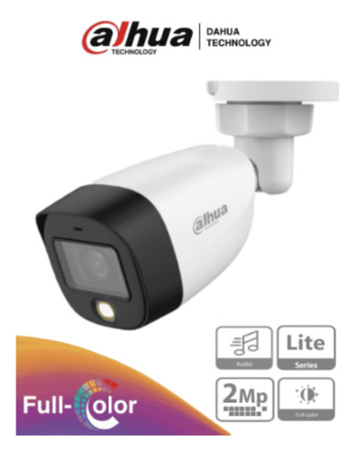 Kit Mextec Full Color De 2 Mp- 4 Cámaras Hfw1209cn-led, Dvr 4 Ch Cooper-i Wizsense, Ia, H.265 + 1 Ip (o Hasta 5 Canales Ip). Búsqueda Avanzada De Humanos Y Autos Con Balums