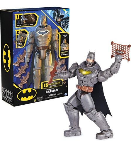 Figura De Acción Batman Battle Strike Dc Comics 12 Pulgadas
