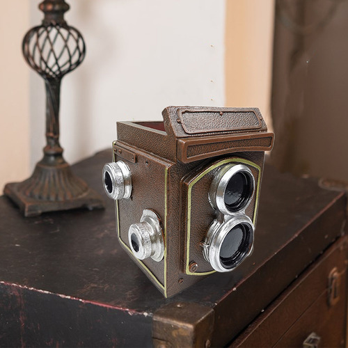 Maceta Vintage Para Cámara, Decoración