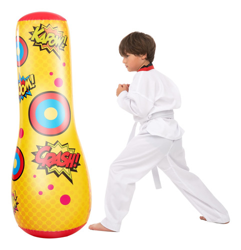 Joyin Bopper Inflable, Saco De Boxeo Para Nios De 47 Pulgada