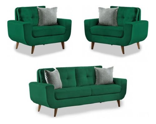 Sala Vintage 2 1 1  Mango Fabiani Verde Oscuro