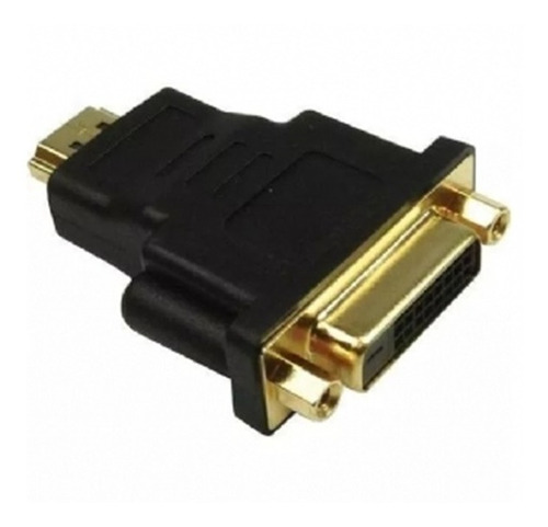 Adaptador Dvi Macho X Hdmi Fêmea Gold - Tblack