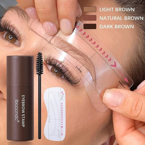 Imagen 5 de 8 de Juego De Plantillas Para Cejas A Prueba De Agua Perfecto Par