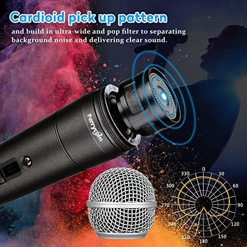 Micrófono Vocal Dinámico Profesional Perrycom Con Encendido