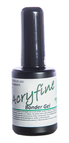 Acryfine Bonder Gel Uv Led Uñas Manicuria Profesional 11ml