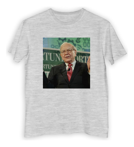 Remera Hombre Warren Buffet El Mejor Inversor Finanzas M4