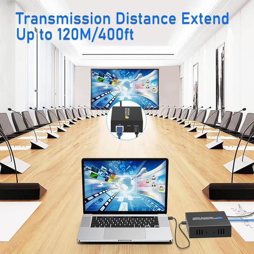 Tendak Extensor Hdmi De 393.7 Ft/400 Pies, Extensor Ethernet