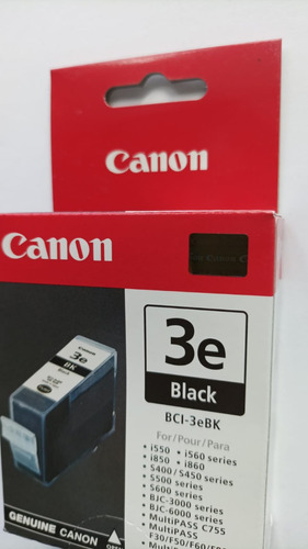 Cartucho Tinta Canon Bci3e Original Negro Bci-3e Bjc3000 