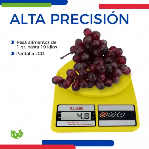 Clearance! Bascula Peso Pesa Digital De Cocina Joyeria Comida Digitales  Gramera 10 Kg- 1 gr 