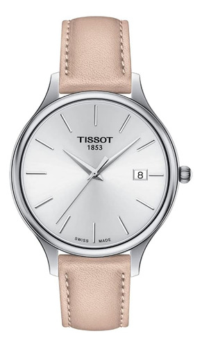 Tissot Bella Ora Para Mujer, Caja De Acero Inoxidable 316l, 