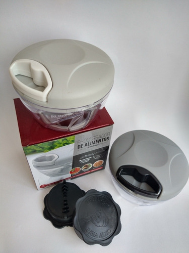 Imagem 8 de 10 de Kit 2 Trituradores Alho, Cebola Alimentos Manual #cozinha