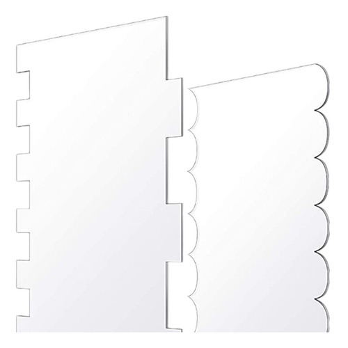 6x Más Suave De Pastel De Acrílico Transparente,