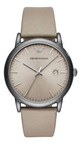 Emporio Armani Reloj Gris De Cuarzo Con Pantalla Analógica A