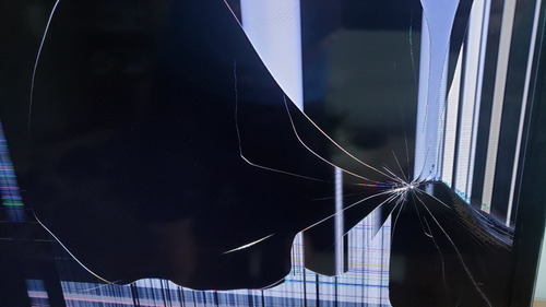 Imagem 2 de 7 de Tv Sony Kdl-40w605b Com Defeito Na Tela