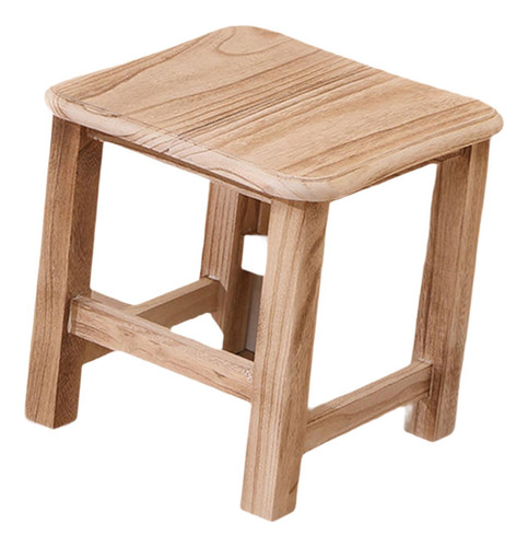 Taburete De Madera Para Cambiar Zapatos, 30cmx30cmx30cm