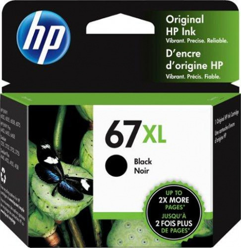 Cartucho De Tinta Hp  67xl -alto Rendimiento - Negro