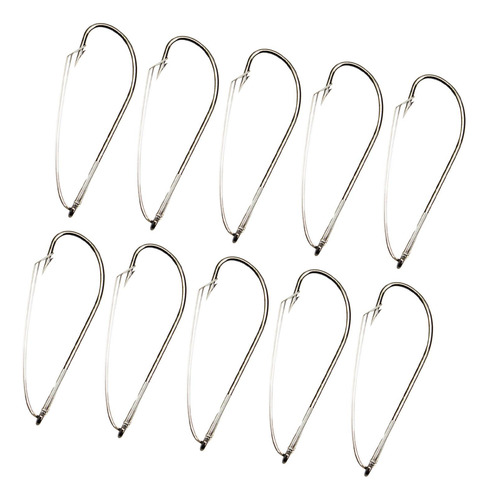 Anzuelos De Locos Sin, 10 Piezas De 43,4 Mm X 15,3 Mm