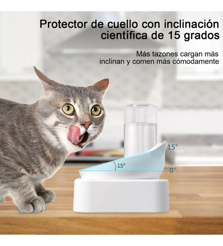 P Automático Bebedero Dispensador Alimento For Mascotas