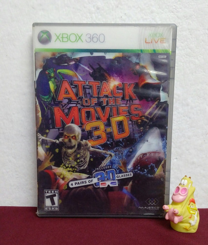 Attack Of The Movies 3d Xbox 360 * Mundo Abierto Vg *  (Reacondicionado)