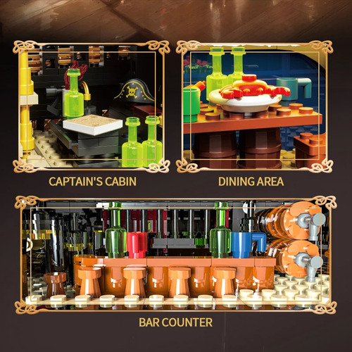Ce Set De Bloques De Construcción En Maqueta De Barco