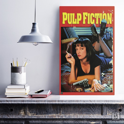 Cuadro Pulp Fiction Poster Renovo Colgables Tamaño Xl (x1)
