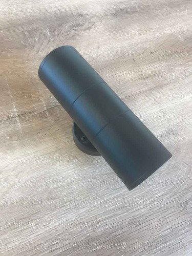 Imagen 2 de 8 de Aplique Exterior Bidireccional 19x6,5cm Con 2 Gu10 Led