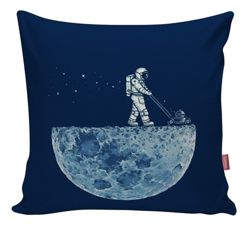 Funda de cojín Geek Space Astronaut Moon Decor Esp09