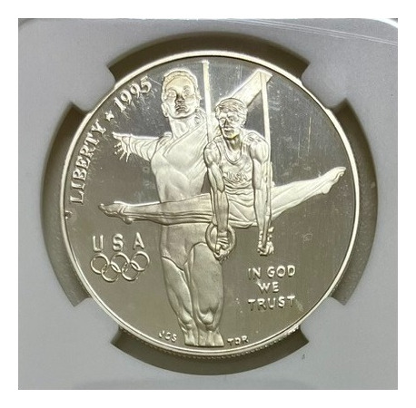 Rara Moeda De Prata Da Olimpiada De Atlanta 1996 - Ginástica