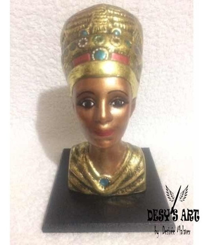 Nefertiti Busto En Cerámica Exclusivo Desys Art