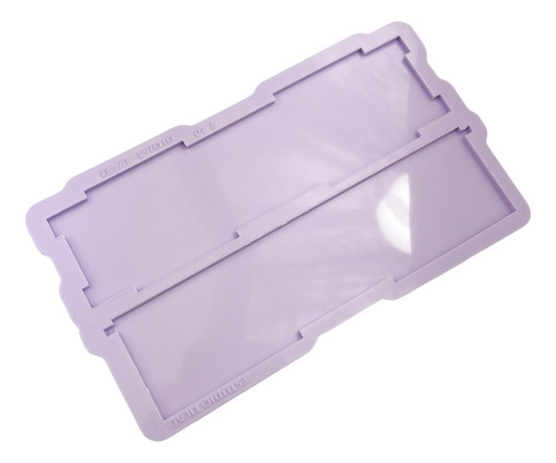Molde De Silicone Para Resina Estojo - 6 Cavidades (16 Cm)