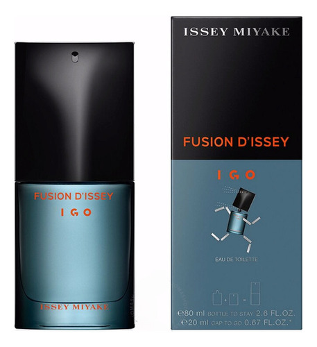 Issey Miyake L'eau Fusion Igo Edt 80 Ml + 20 Ml Tapa Hombre