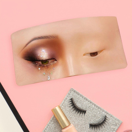 Tablero De Práctica De Silicona, Modelo De Cara, Maquillaje
