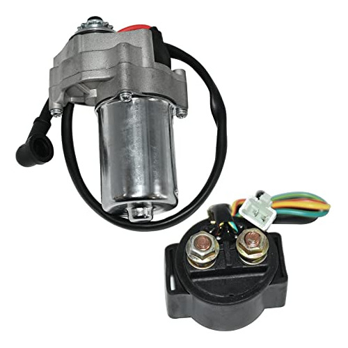 Angrebuild Motor De Arranque De 2 Pernos + Relé De Arranque 