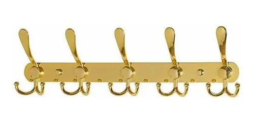 Colgador dorado pared sale