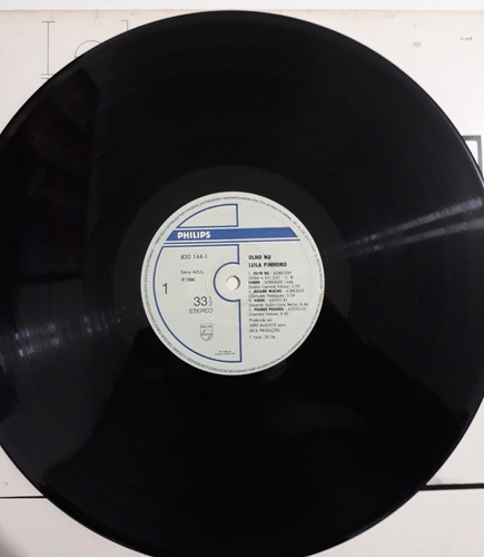 Lp - Leila Pinheiro - Olho Nu - 1986 - Com Encarte. (Usado)