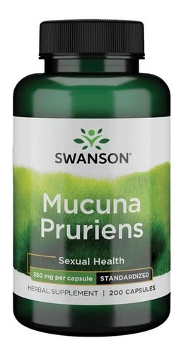 Swanson | Mucuna Pruriens 350 Mg | 200 Caps 15% L-Dopa