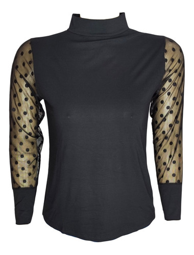 Imagem 2 de 6 de Blusa Social Plus Size Outono Inverno Feminina Manga Longa