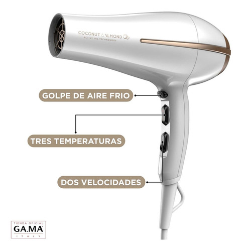 Pack Duo Gama Secador + Alisador Coconut&almond Active Oil