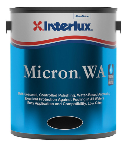 Interlux Y6103 1 Micron Wa Pintura Antifouling Negro Galon