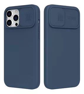 Nillkin Silicone Case Para iPhone 13 Pro Max 6.7 Navy